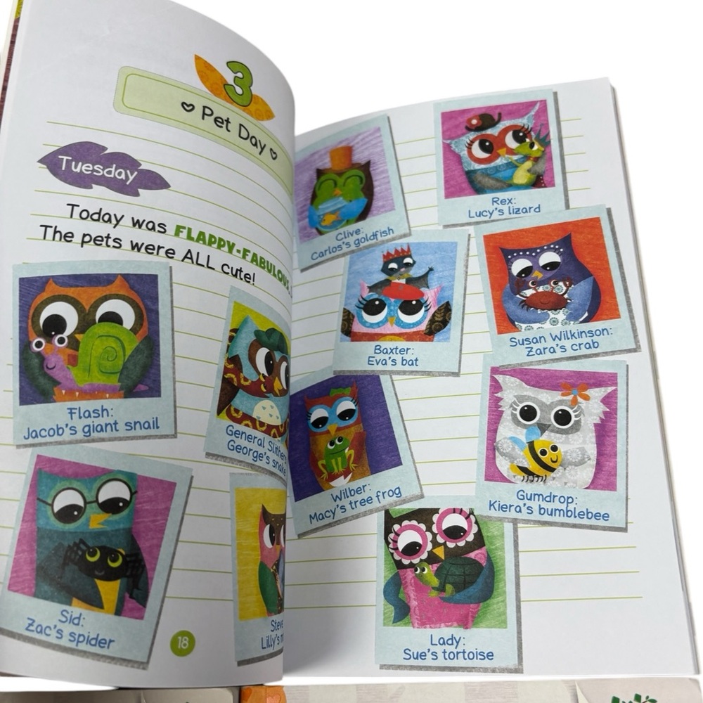 (15) Owl Diaries Book Lot By Rebecca Elliot Scholastic Branches Like New - Picture 9 of 14